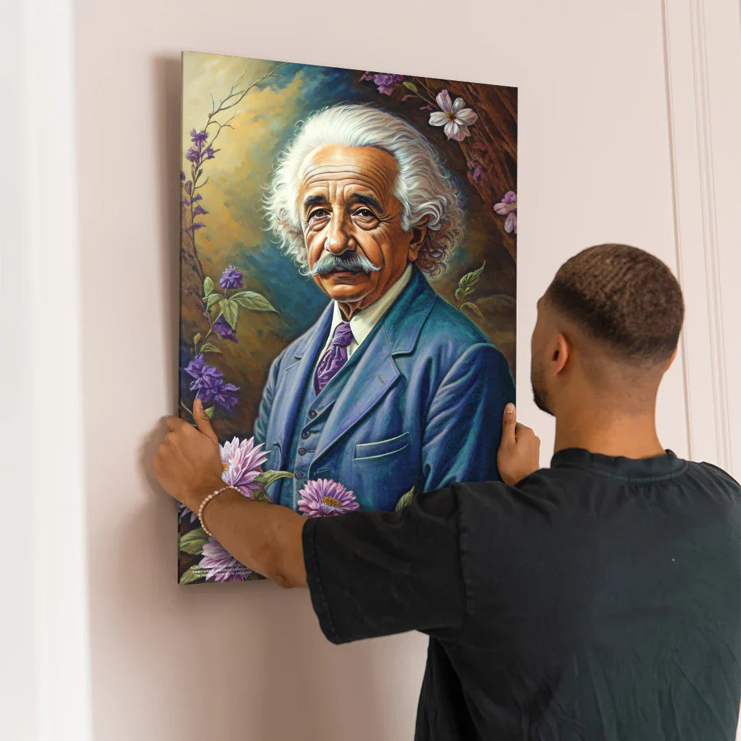 Albert Einstein - Floral