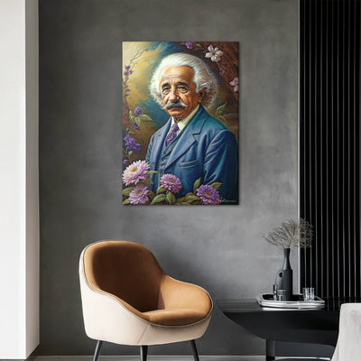 Albert Einstein - Floral