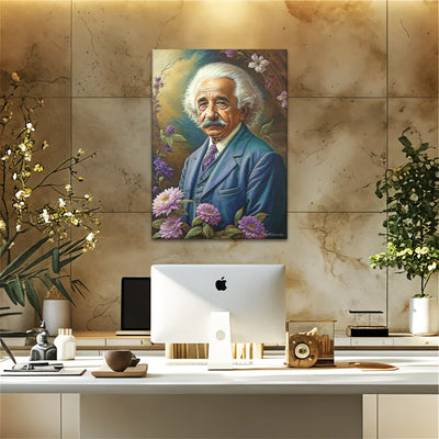 Albert Einstein - Floral