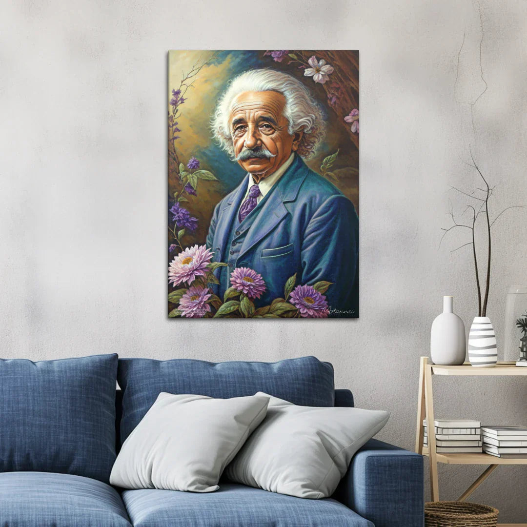 Albert Einstein - Floral