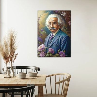 Albert Einstein - Floral