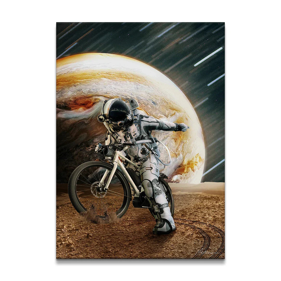 Astronaut's Bike Adventure