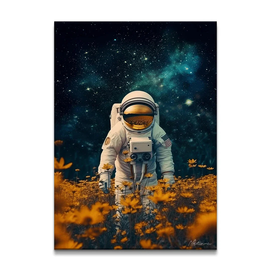 Astronaut's Blossoming Connection